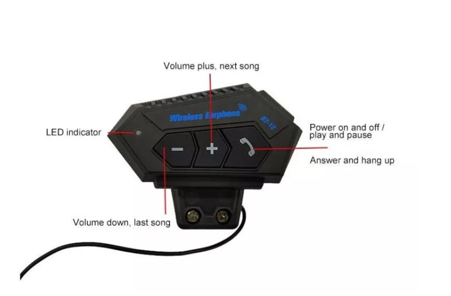 AUDÍFONOS INALAMBRICOS PARA CASCO DE MOTO