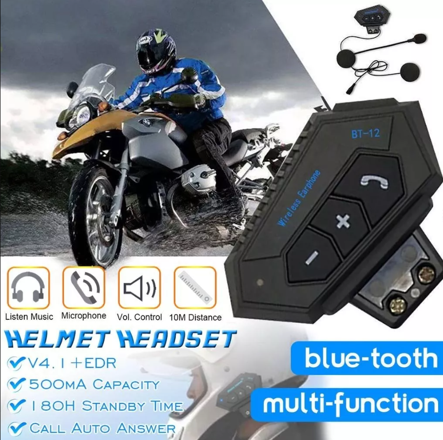 AUDÍFONOS INALAMBRICOS PARA CASCO DE MOTO