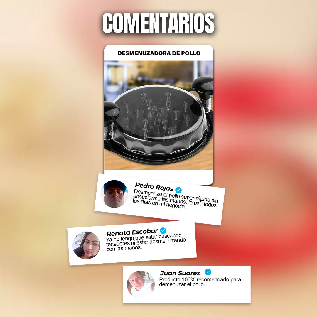 DESMECHADOR DE POLLO GIRATORIO 🎁PROMO ENVÍO GRATIS🎁