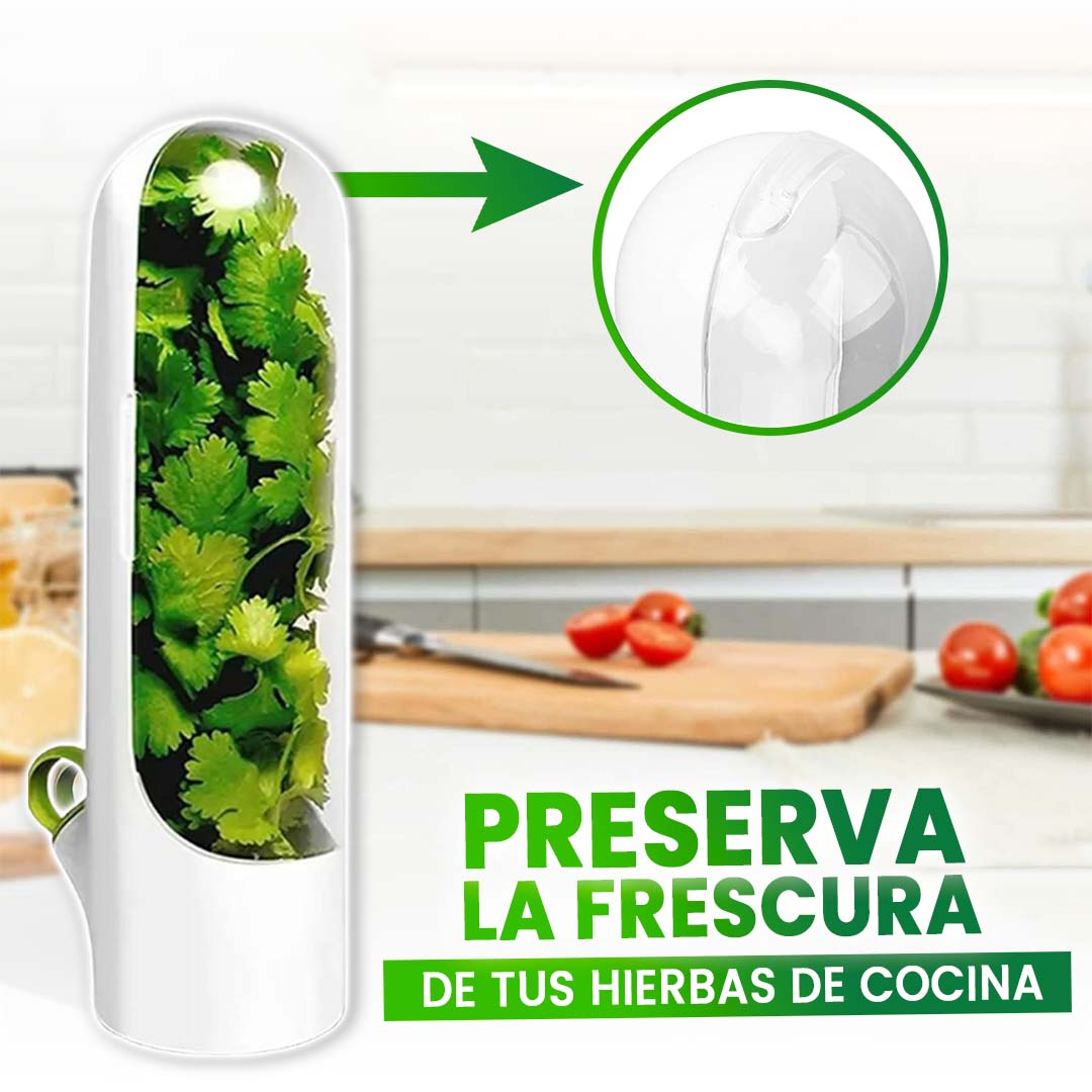🎁QUITO PROMO 2 UNIDADES🎁CONTENEDOR DE HIERBAS FRESCAS