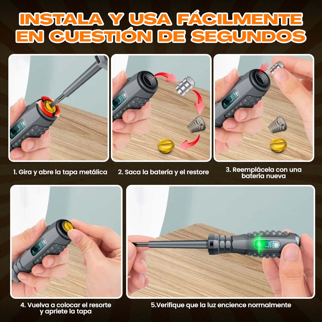 🎁MEGA COMBO (MALETIN TERMOENCOGIBLES + DESTORNILLADOR DETECTOR DE CORRIENTE)