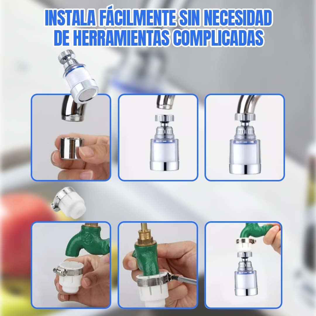 FILTRO PARA GRIFO 🎁GRATIS 4 REPUESTO🎁