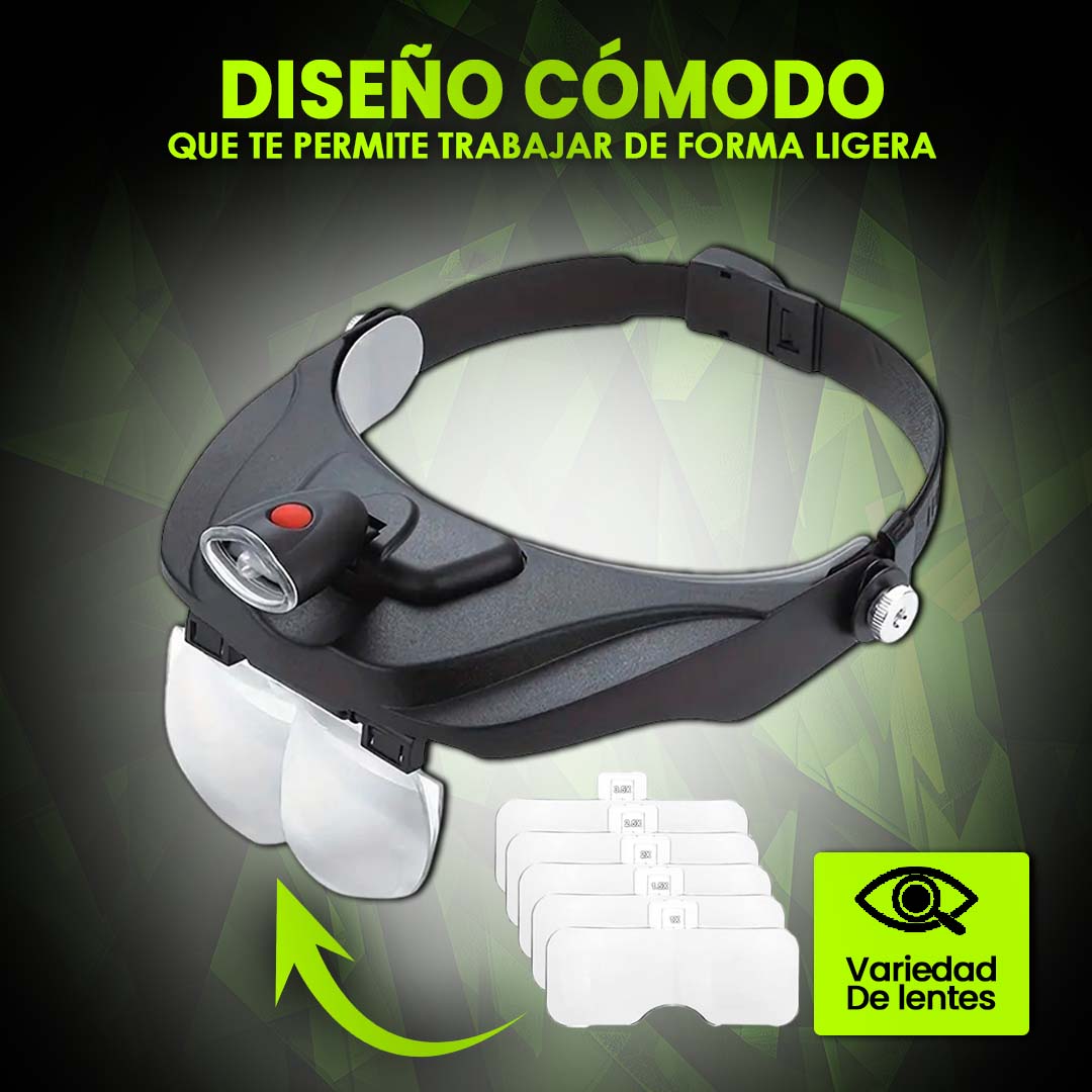 LENTES DE AUMENTO TIPO VISERA