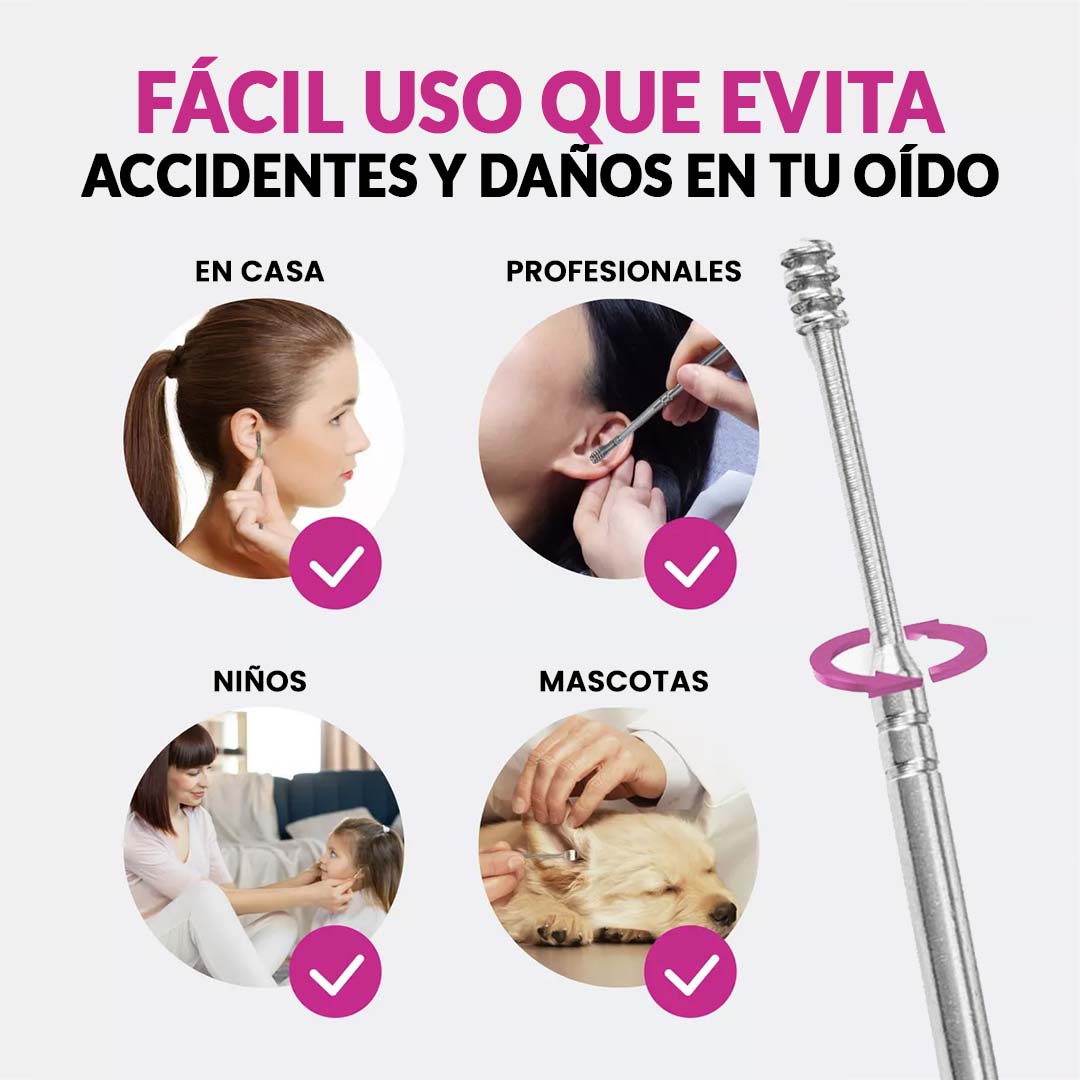 🎁PROMO 2X1🎁 KIT ESTUCHE LIMPIADOR DE OÍDOS