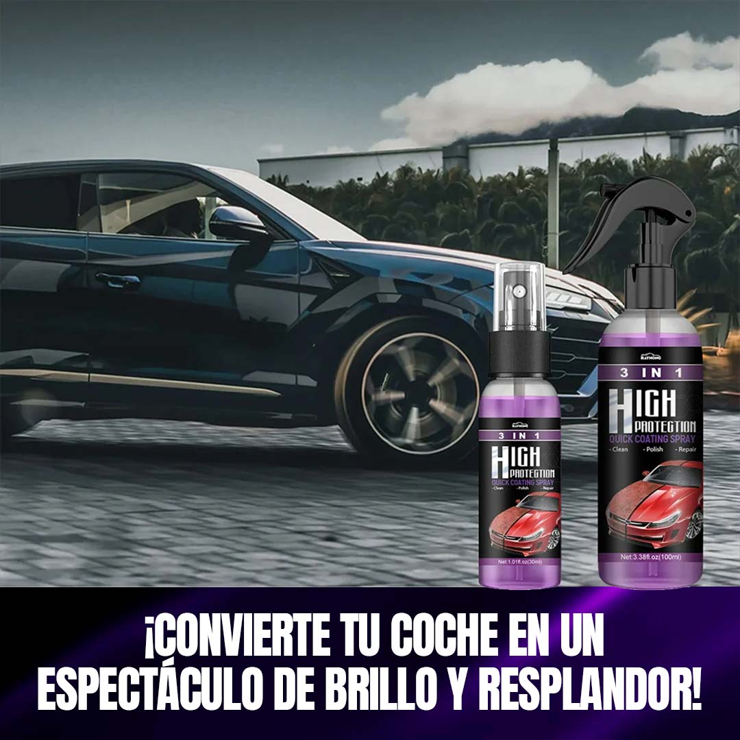 SPRAY RENOVADOR DE BRILLO PARA AUTO?? PROMO 3 UNIDADES??