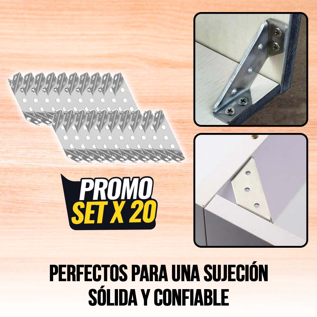 CONECTOR DE ESQUINA UNIVERSAL 🎁PROMO 20 UNIDADES🎁