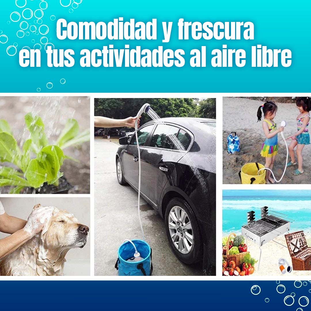 DUCHA RECARGABLE PARA EXTERIORES ??HOY ENVÍO GRATIS??