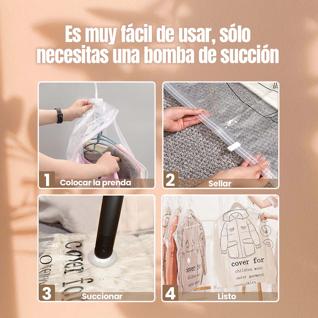 BOLSAS COLGANTES AL VACIO PARA ROPA 🎁PROMO 3 FUNDAS XL🎁