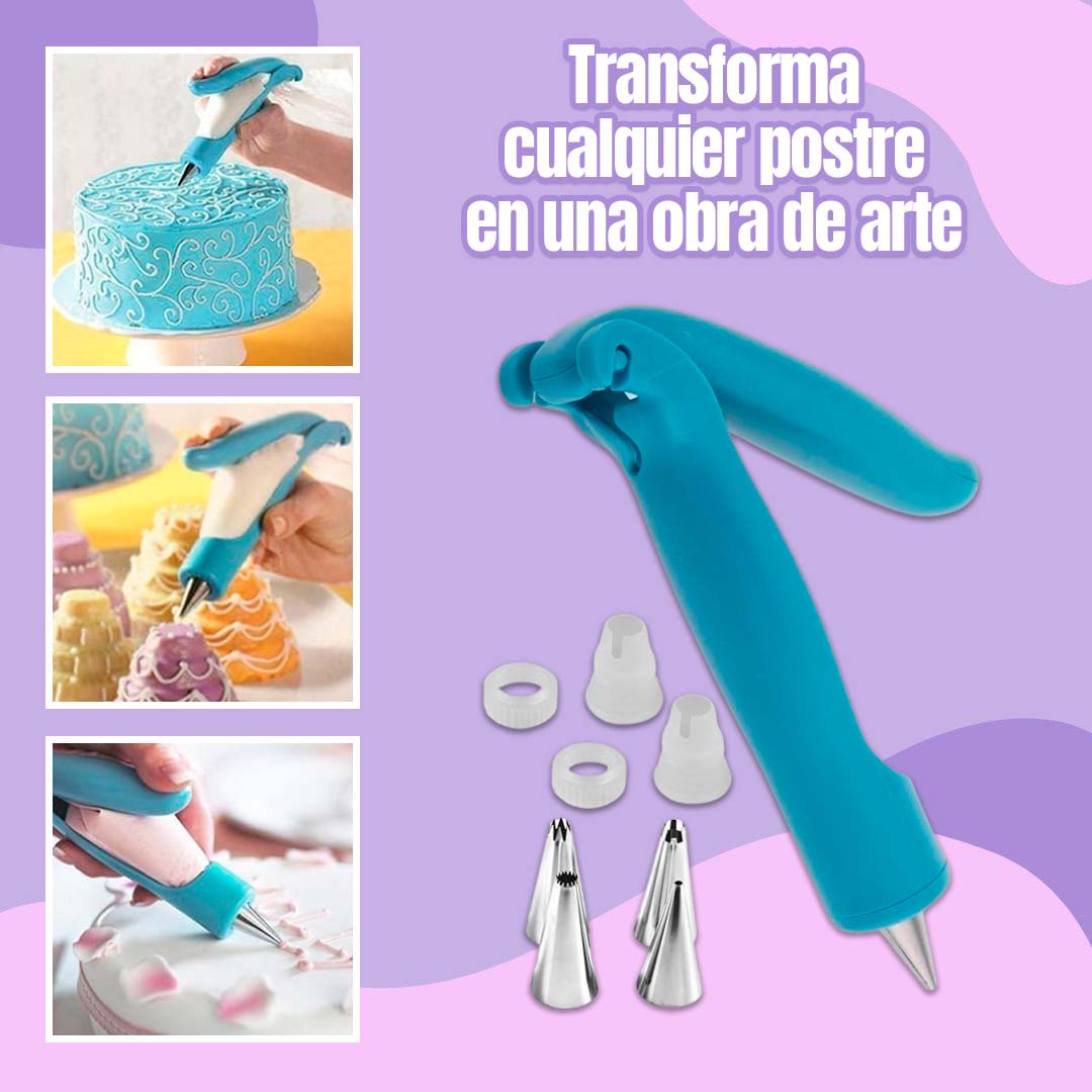 🎁HOY 4 BOQUILLAS GRATIS🎁KIT LAPIZ DECORADOR PARA PASTELES O GALLETAS
