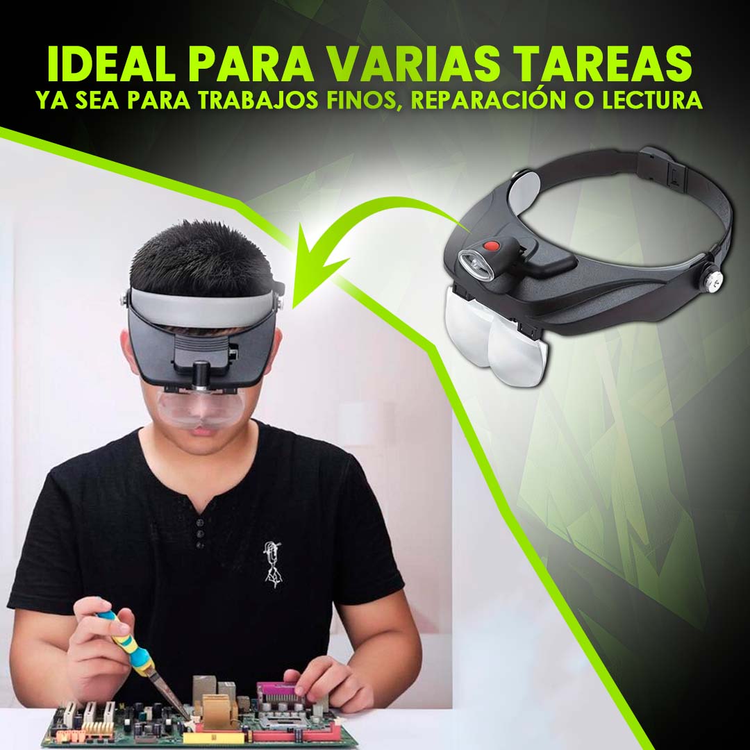 LENTES DE AUMENTO TIPO VISERA