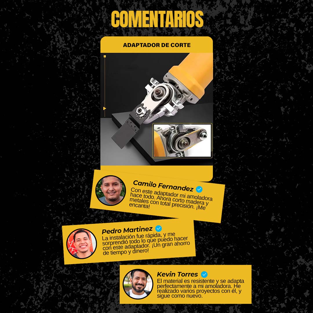 ADAPTADOR DE CORTE Y LIJA PARA AMOLADORA 🎁ENVÍO GRATIS🎁