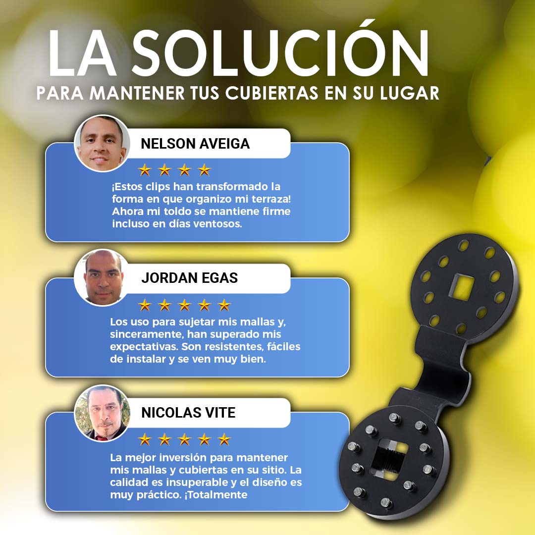 CLIPS PARA SUJECIÓN 🎁PACK 50 UNIDADES🎁
