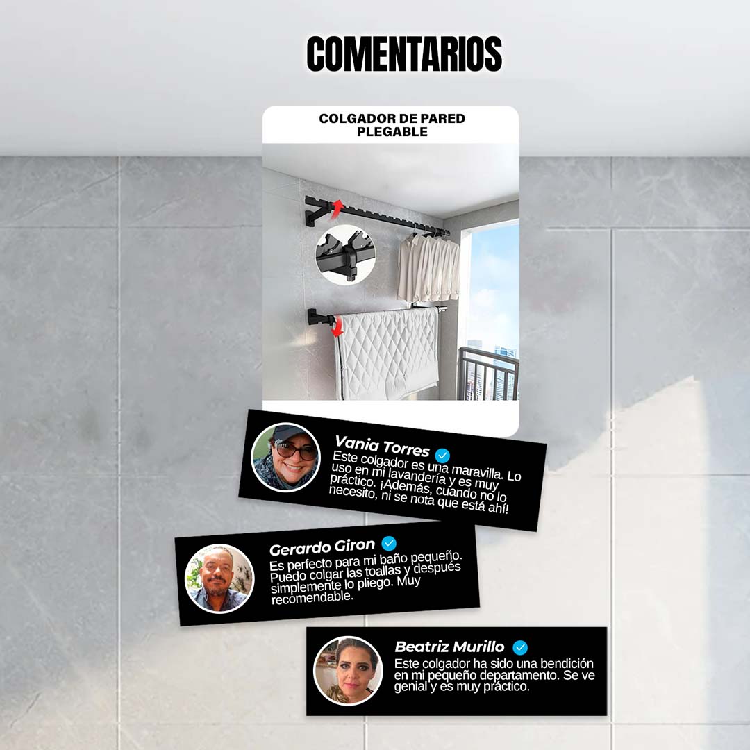 COLGADOR DE ROPA PLEGABLE ??HOY ENVÍO GRATIS??