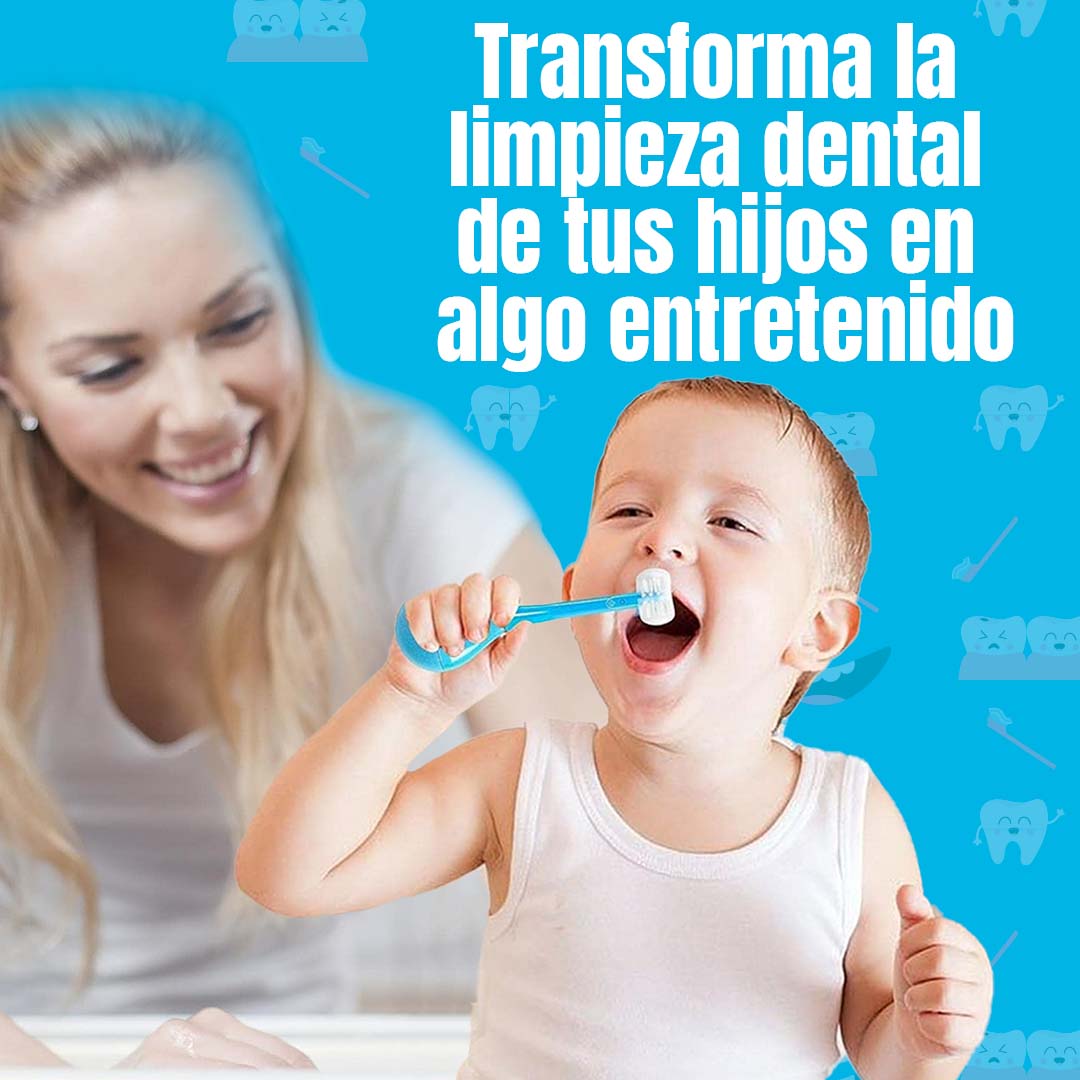 SET CEPILLO DE DIENTES PARA NIÑOS 3u