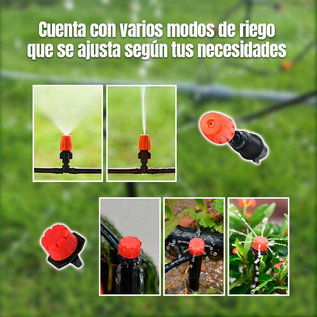 KIT COMPLETO DE RIEGO SEMI AUTOMÁTICO 🎁ENVÍO GRATIS🎁
