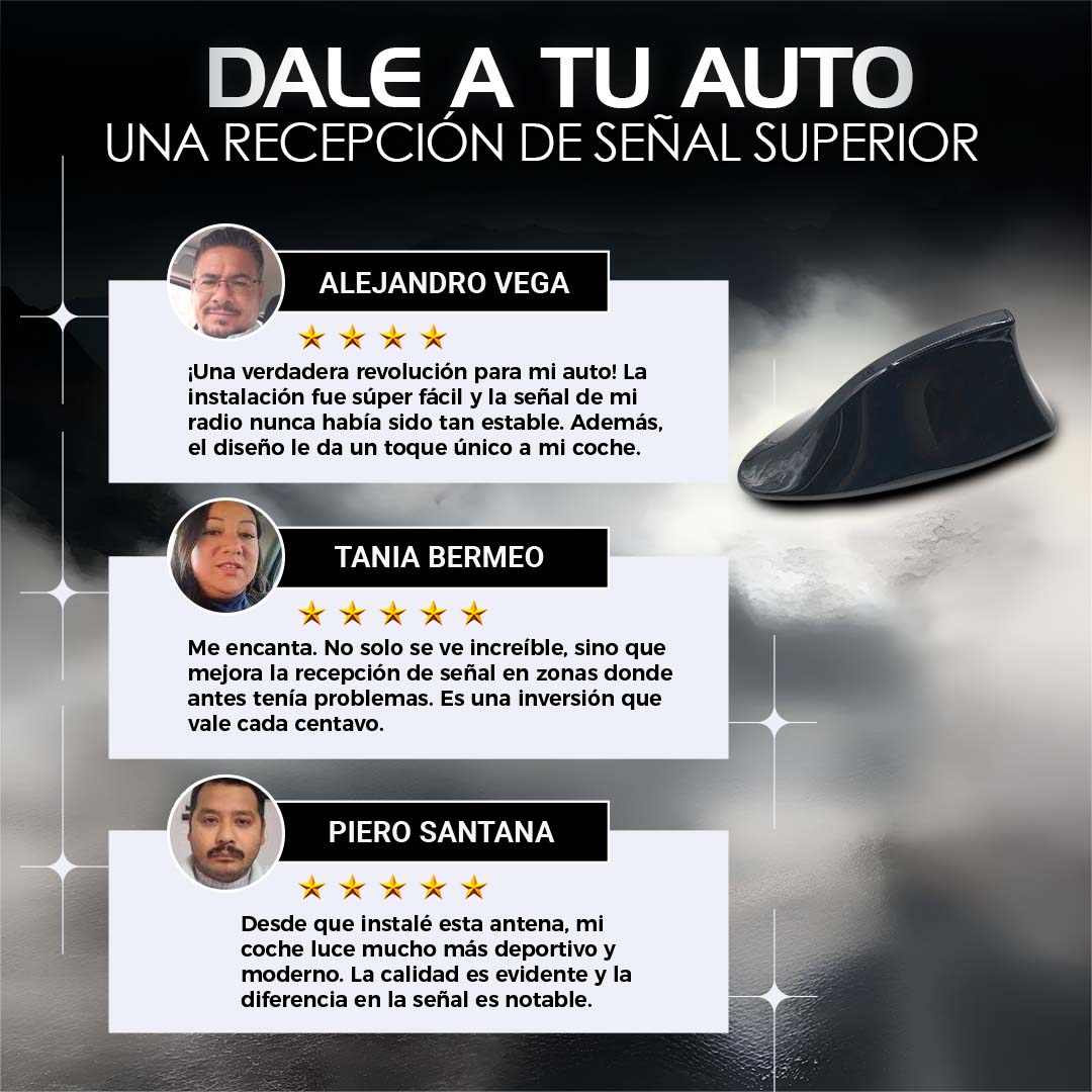 ANTENA TIBURON 🎁SET 2 UNIDADES🎁