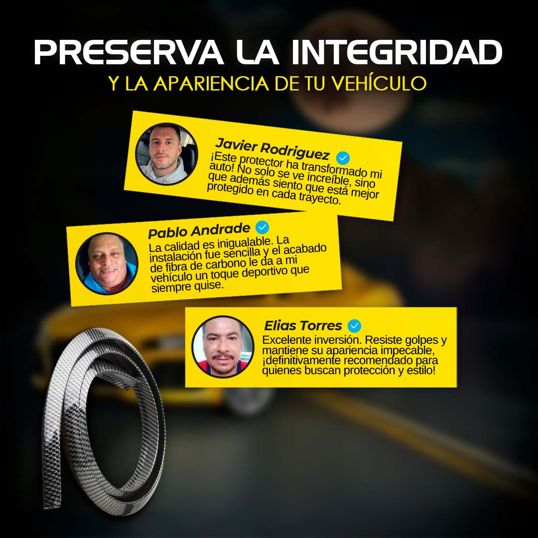 PROTECTOR TIPO FIBRA PARA ARCO DE LAS RUEDAS 🎁PROMO 4 RUEDAS🎁
