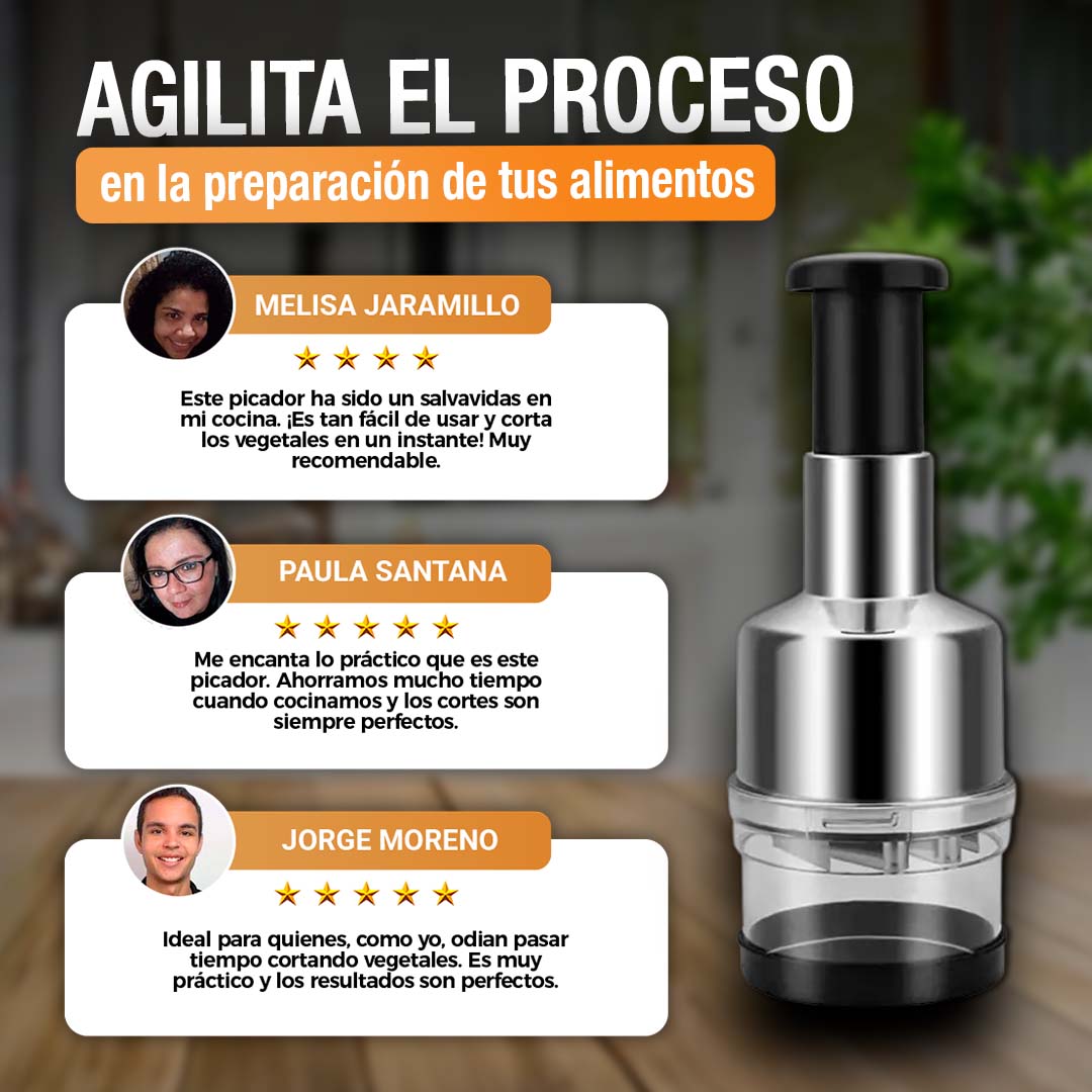 🎁HOY ENVÍO GRATIS🎁PICADOR MANUAL DE VEGETALES