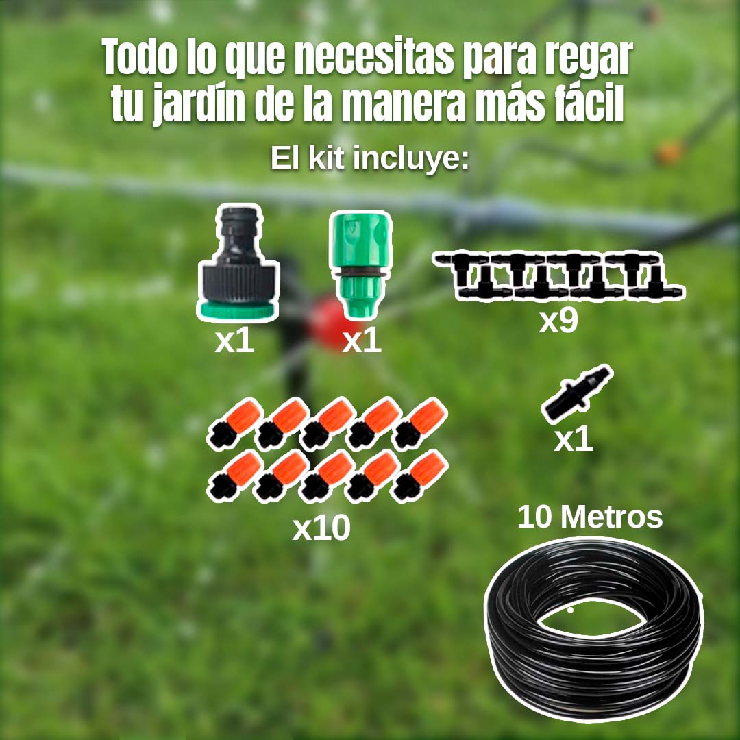 KIT COMPLETO DE RIEGO SEMI AUTOMÁTICO 🎁ENVÍO GRATIS🎁