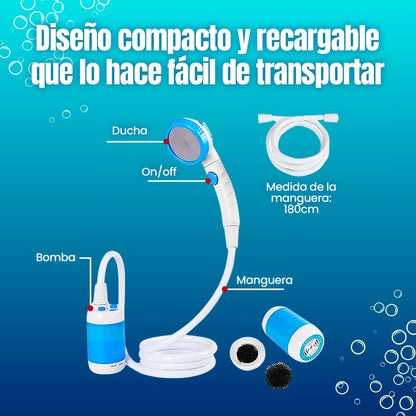 DUCHA RECARGABLE PARA EXTERIORES ??HOY ENVÍO GRATIS??