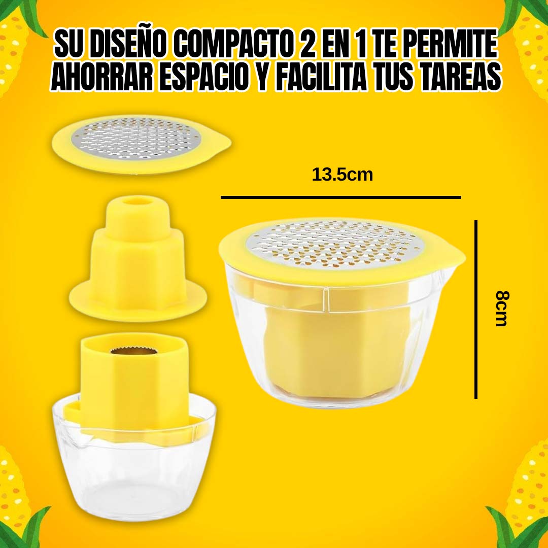 SET DESGRANADOR RALLADOR 2 EN 1 ?? HOY GRATIS PELADOR CON COMPARTIMENTO??