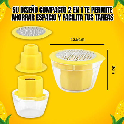SET DESGRANADOR RALLADOR 2 EN 1 ?? HOY GRATIS PELADOR CON COMPARTIMENTO??