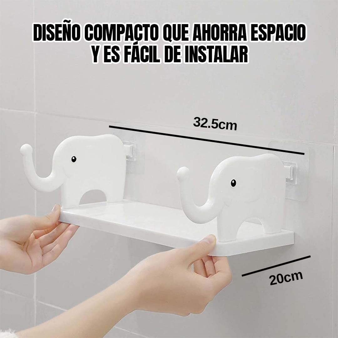 🎁PROMO 2x1🎁SET REPISA ADHESIVA ELEFANTE SIN PERFORACIONES