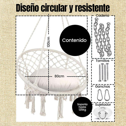 SILLA COLGANTE 🎁HOY ENVÍO GRATIS🎁