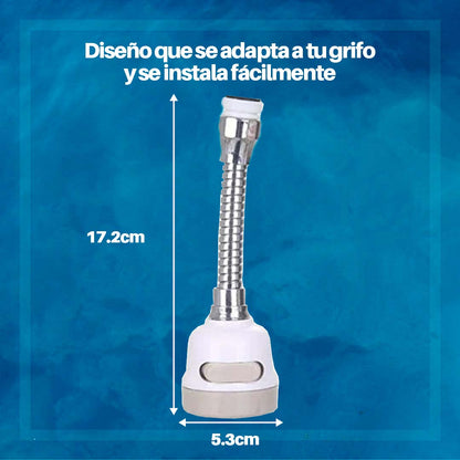 ADAPTADOR FLEXIBLE UNIVERSAL PARA GRIFO DE COCINA 🎁PROMO 2 UNIDADES🎁