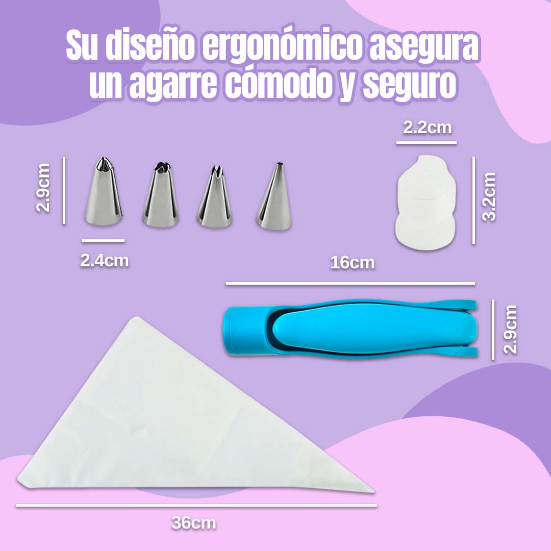 🎁HOY 4 BOQUILLAS GRATIS🎁KIT LAPIZ DECORADOR PARA PASTELES O GALLETAS
