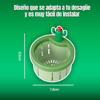 🎁PROMO 2x1🎁FILTRO UNIVERSAL DE DESAGUE CACTUS CON BOTON