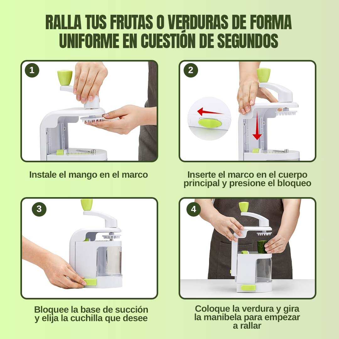 RALLADOR VERTICAL DE VERDURAS Y FRUTAS ??ENVÍO GRATIS??