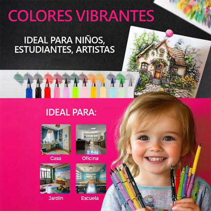 LAPIZ DE COLOR PUNTA INFINITA SET X12 COLORES