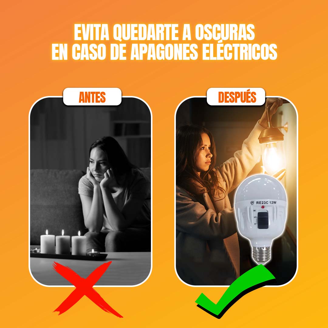 FOCO RECARGABLE CON BOQUILLA 12W 🎁PROMO 3 UNIDADES QUITO🎁