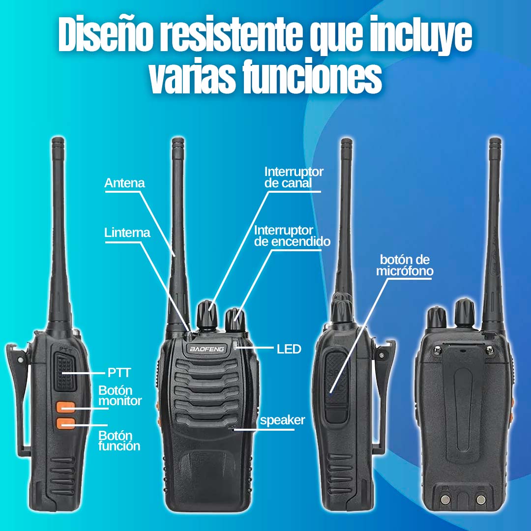 RADIO INTERCOMUNICADOR  🎁PROMO 2 UNIDADES🎁