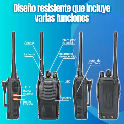 RADIO INTERCOMUNICADOR  🎁PROMO 2 UNIDADES🎁