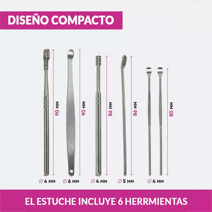 🎁PROMO 2X1🎁 KIT ESTUCHE LIMPIADOR DE OÍDOS