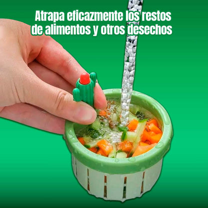 🎁PROMO 2x1🎁FILTRO UNIVERSAL DE DESAGUE CACTUS CON BOTON