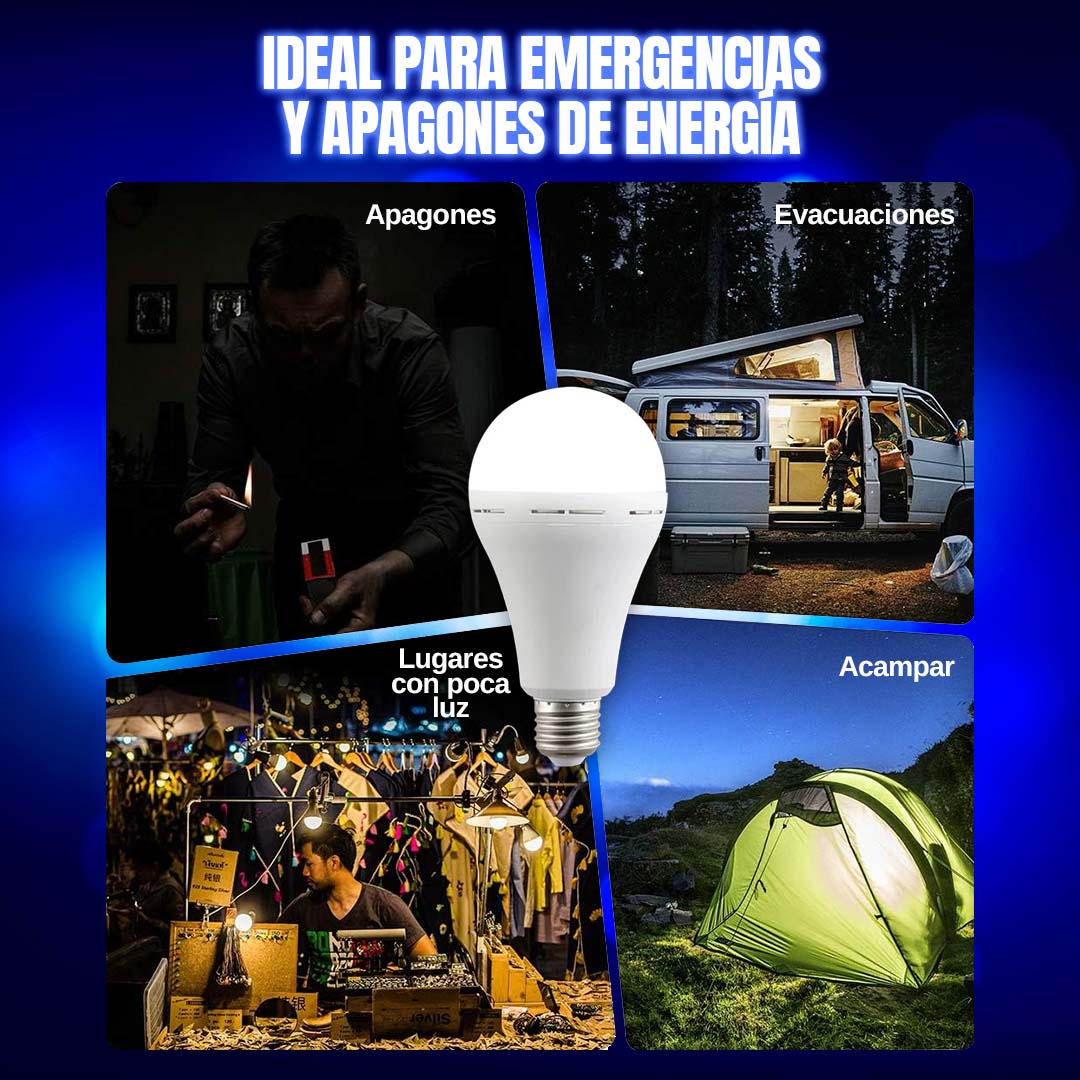 FOCO RECARGABLE EN BOQUILLA 18W 🎁PROMO 3 UNIDADES🎁