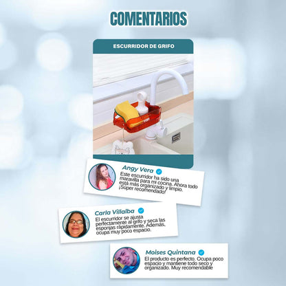 🎁PROMO 2 UNIDADES🎁ESCURRIDOR PARA GRIFO DE COCINA