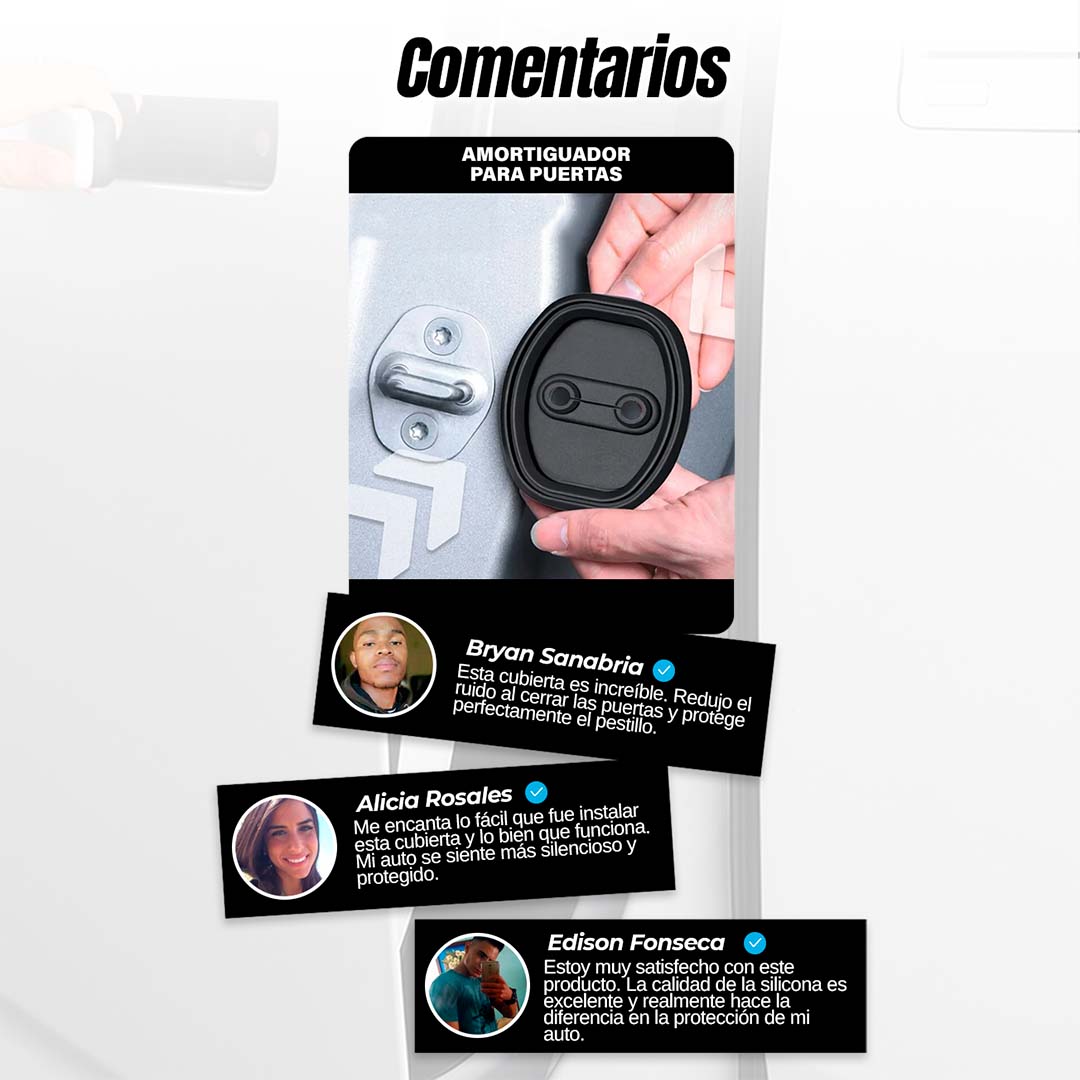 SET DE AMORTIGUADOR PARA PUERTAS DE AUTO🎁PROMO 8 UNIDADES🎁