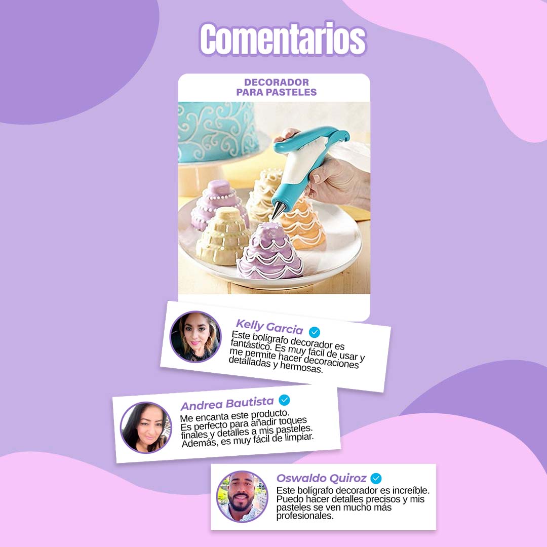 🎁HOY 4 BOQUILLAS GRATIS🎁KIT LAPIZ DECORADOR PARA PASTELES O GALLETAS