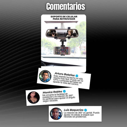 SOPORTE DE CELULAR PARA RETROVISOR 🎁SUPER PROMO🎁