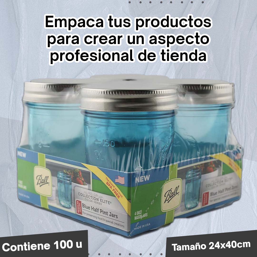 SETx100 FUNDAS TERMOENCOGIBLES (24X40cm) - ENVÍO GRATIS
