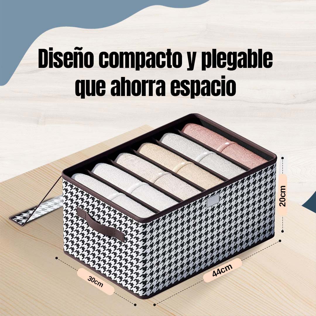 GABETA ORGANIZADORA DE ROPA CON DIVISIONES