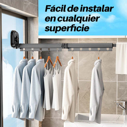 BRAZO COLGADOR DE ROPA PLEGABLE ??SIN PERFORACIONES??