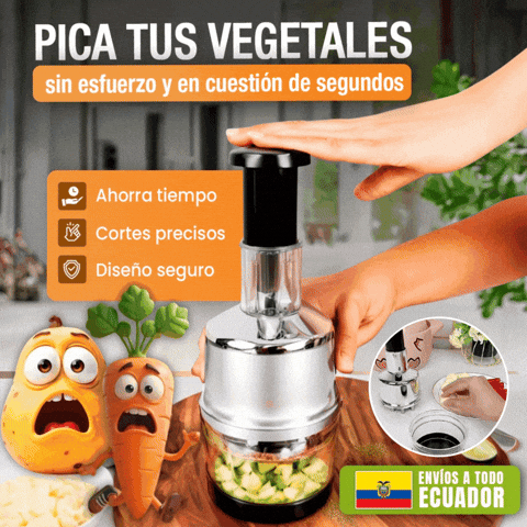 🎁HOY ENVÍO GRATIS🎁PICADOR MANUAL DE VEGETALES