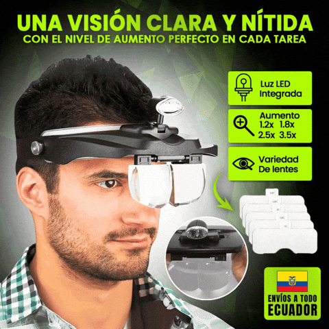 LENTES DE AUMENTO TIPO VISERA