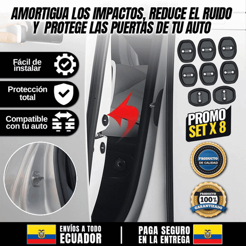 SET DE AMORTIGUADOR PARA PUERTAS DE AUTO🎁PROMO 8 UNIDADES🎁