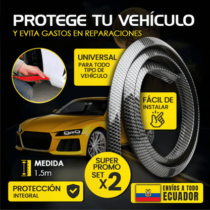 PROTECTOR TIPO FIBRA PARA ARCO DE LAS RUEDAS 🎁PROMO 4 RUEDAS🎁
